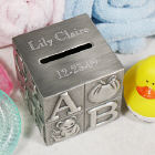 ABC Baby Silver Alpha Block Bank G11807
